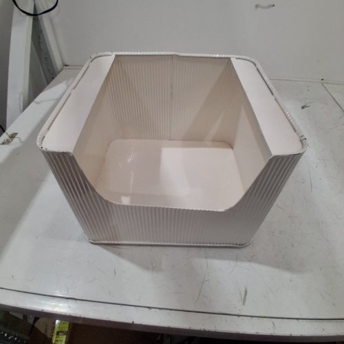 BRIGHTROOM OPEN FRONT STORAGE BIN - 11" X 8" - WHITE image 2