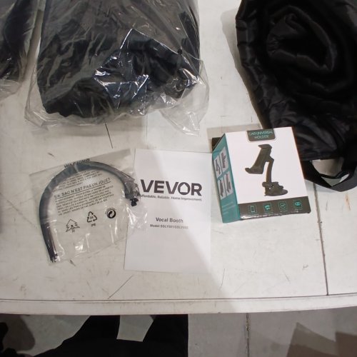 PORTABLE VOCAL BOOTH PRO-GRADE RECORDING STUDIO WITH TRAVEL BAG FOR ECHO-FREE VOCALS, PODCASTS, VOICEOVERS - 6.5FT - BLACK (MODEL:SSLY002) image 5