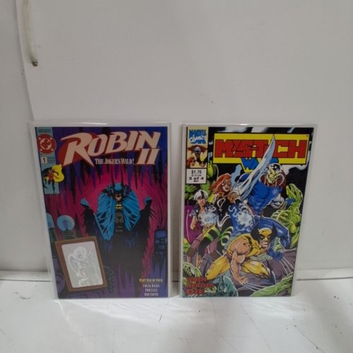 4 ASSTD IMAGE, MARVEL, AND DC COMIC BOOKS - SUPREME #5, OUTLAWS #5, MYS-TECH WARS #3 OF 4, ROBIN II THE JOKER'S WILD #1 - VARIOUS AUTHORS image 3