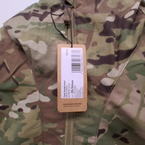 UNISEX HELIKON-TEX CAMOUFLAGE ANORAK JACKET - M : 2XL / W : 3XL - GREEN / BROWN (MODEL: KU-TRR-PR-34-U07) image 3