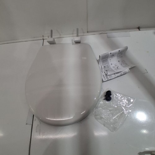 BEMIS PLASTIC ROUND TOILET SEAT - WHITE (MODEL: 730SLEC000) image 2