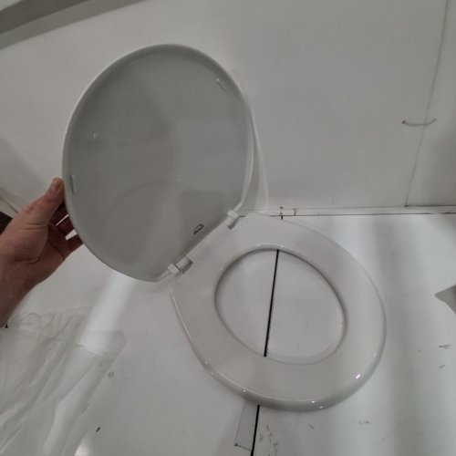 BEMIS PLASTIC ROUND TOILET SEAT - WHITE (MODEL: 730SLEC000) image 3