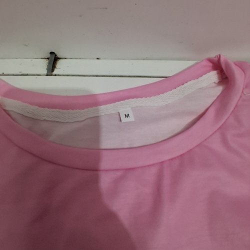 WOMEN'S ACTIVE LONG SLEEVE CREW NECK SHIRT - MEDIUM - PINK image 2