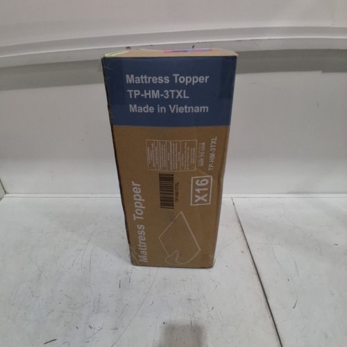 MEMORY FOAM MATTRESS TOPPER - 3" - TWIN XL - BLUE (MODEL: TP-HM-3TXL) image 4