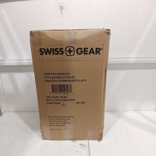 3PC SWISS GEAR MARUMO EXPANDABLE SPINNER LUGGAGE - 28" / 24" / 17"- TEAL image 6