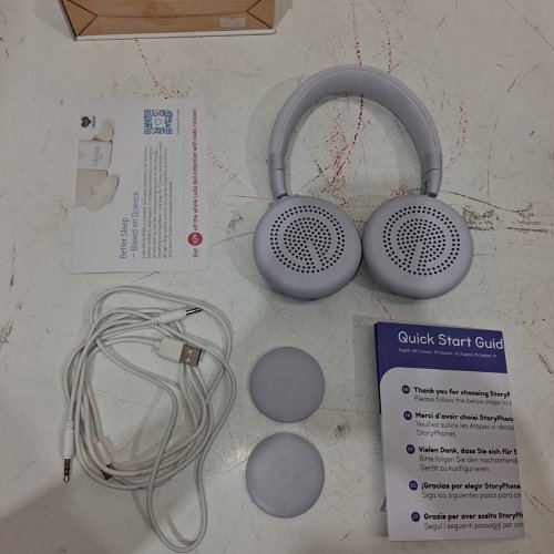 ONANOFF STORYPHONES BLUETOOTH HEADPHONES WITH BUILT-IN MIC FOR AUDIO STORIES, MUSIC AND EDUCATIONAL CONTENT - COMPATIBLE WITH IOS/ANDROID - GREY (MODEL: ON-STORYPH-GREY) image 3