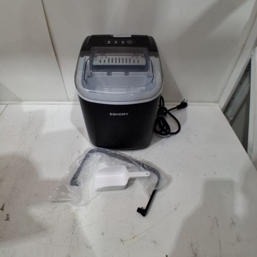 EUHOMY COUNTERTOP ICE MAKER - MAKES 26LBS/DAY - BLACK (MODEL: IM-06D) image 3