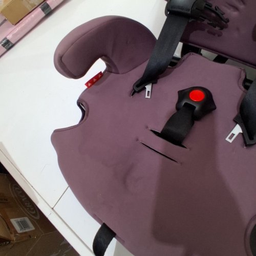 GRACO TRANZITIONS 3-IN-1 LIGHTWEIGHT ADJUSTABLE HEIGHT HARNESS BOOSTER CAR SEAT WITH CUP HOLDERS - 100LB MAX - PURPLE (MODEL: 2217080) image 4