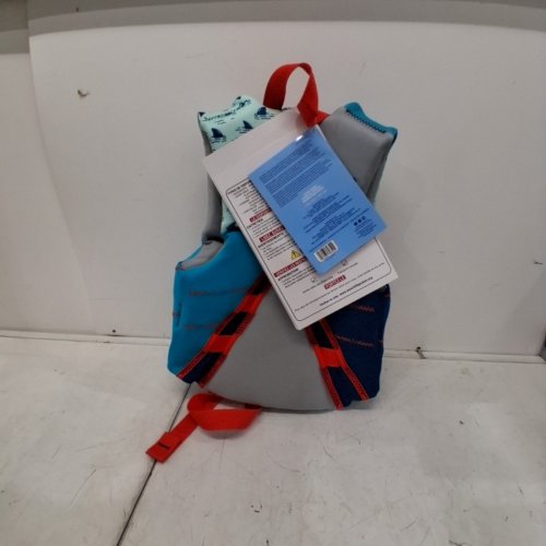 HYPERLITE CHILD LIFE VEST - 33-55LBS - BLUE/GREY/RED (MODEL:1882190) image 5