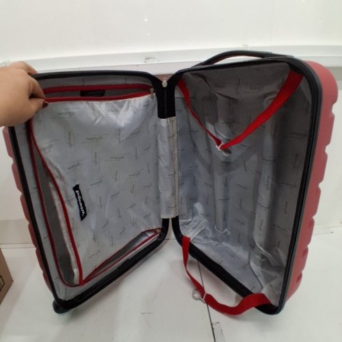 WRANGLER HARDSIDE SPINNER CARRY-ON LUGGAGE - 22" - SALSA/RED (MODEL: WR-87720-600) image 3