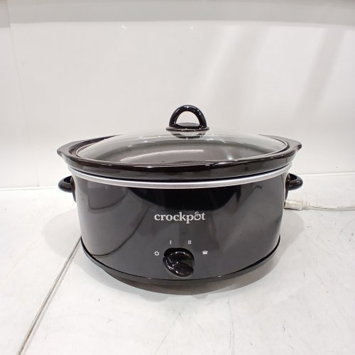 CROCKPOT CLASSIC SLOW COOKER WITH THREE HEAT SETTINGS - 7QT - BLACK image 3