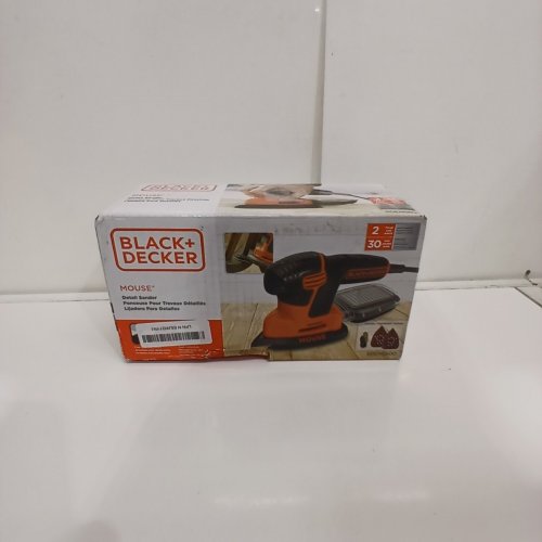 BLACK + DECKER CORDED MOUSE DETAIL SANDER - BLACK/ORANGE (MODEL: BDEMS600) image 4