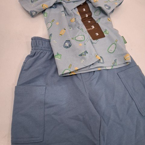 2PC KIDS SOURIS MINI CLOTHING SET - 3T - BLUE (STYLE: 7162424) image 2