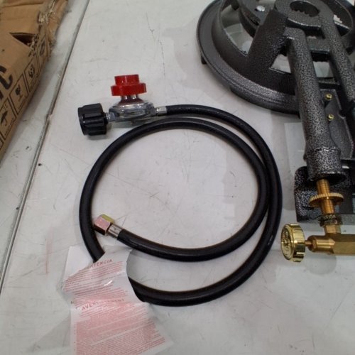 GASONE CAST IRON GAS COOKER STOVE WITH 0-20PSI - 4FT HOSE - BLACK (MODEL: 2051A) image 4
