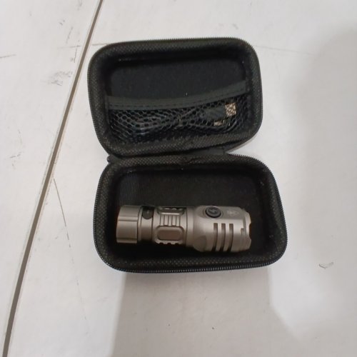 MINI MULTIFUNCTIONAL EDC FLASHLIGHT WITH CARRY CASE - SILVERY GREY image 4