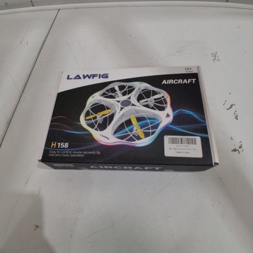 LAWFIG QUADCOPTER AIRCRAFT DRONE FOR BEGINNERS - WHITE (MODEL: H158) image 6