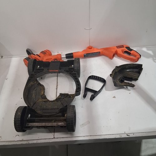 BLACK + DECKER 3-IN-1 COMPACT ELECTRIC MOWER, 12" - ORANGE (MODEL: BESTA512CM) image 2