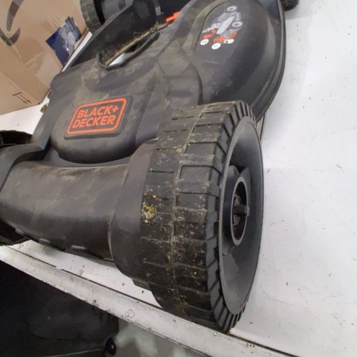 BLACK + DECKER 3-IN-1 COMPACT ELECTRIC MOWER, 12" - ORANGE (MODEL: BESTA512CM) image 6