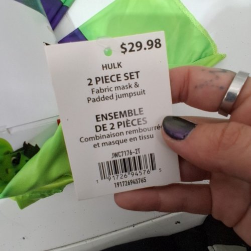2PC TODDLER JAZWARES COSTUME PLAY SPIDEY AND HIS FRIENDS HULK COSTUME - 2T - GREEN/PURPLE/BLACK image 3