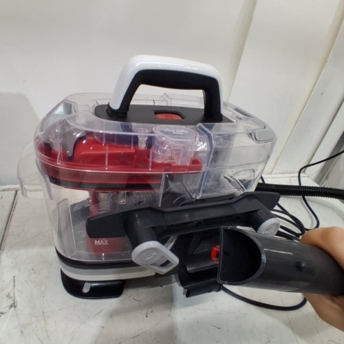 HOOVER CLEANSLATE PORTABLE CARPET & UPHOLSTERY SPOT CLEANER & STAIN REMOVER - 40OZ DUAL TANKS - RED/GREY (MODEL: FH14001VCD) image 2