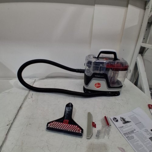 HOOVER CLEANSLATE PORTABLE CARPET & UPHOLSTERY SPOT CLEANER & STAIN REMOVER - 40OZ DUAL TANKS - RED/GREY (MODEL: FH14001VCD) image 4