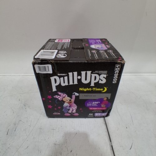 44PK GIRLS HUGGIES NIGHT-TIME PULL UPS - 5T - 6T, 40 - 60LBS - MINNIE MOUSE image 2