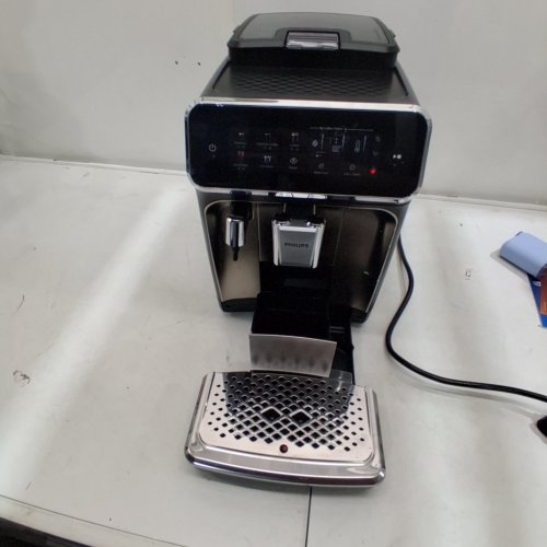 PHILIPS 3300 SERIES FULLY AUTOMATIC ESPRESSO MACHINE WITH INTUITIVE TOUCH DISPLAY & CLASSIC MILK FROTHER - BLACK/CHROME - (MODEL: EP3326/90) image 3