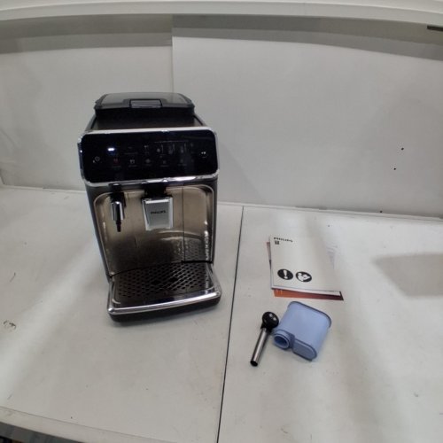 PHILIPS 3300 SERIES FULLY AUTOMATIC ESPRESSO MACHINE WITH INTUITIVE TOUCH DISPLAY & CLASSIC MILK FROTHER - BLACK/CHROME - (MODEL: EP3326/90) image 12