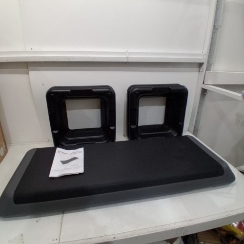 CAP ADJUSTABLE AEROBIC EXERCISE STEP PLATFORM - 43.5" X 15.5" X 4"-8" - BLACK (MODEL: ‎HHBAIS-001GY) image 2