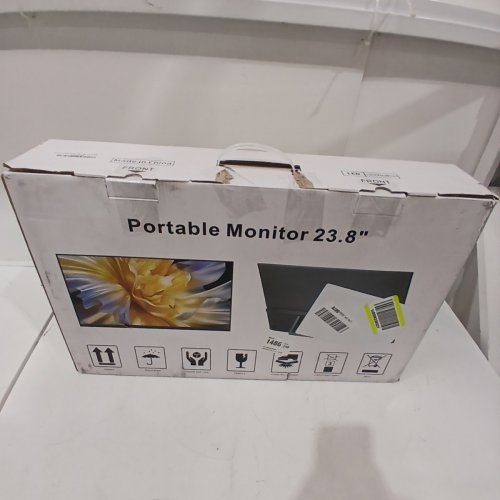 PORTABLE MONITOR WITH 90°ADJUSTABLE STAND & USB-C / HDMI PORT - 23.8" -75HZ - BLACK (MODEL: HD-238) image 10