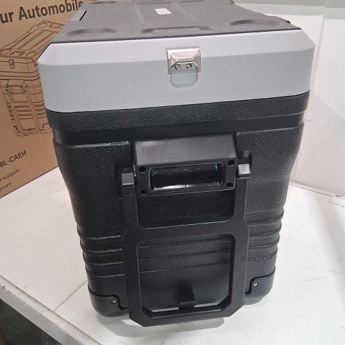 EUHOMY PORTABLE ELECTRIC COOLER AND FREEZER WITH WHEELS & 2 COMPARTMENTS - 50L - 12V DC / 110-240V AC - BLACK/GREY (MODEL: CFB-50) image 6