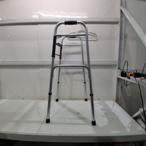 MEDLINE STANDARD ALUMINUM 2-BUTTON FOLDING WALKER image 2