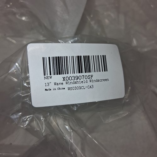 WAVE WINDSHIELD WINDSCREEN FOR 1996–2013 HARLEY-DAVIDSON TOURING MODELS (MODEL: WS0309CL-CA3) image 2