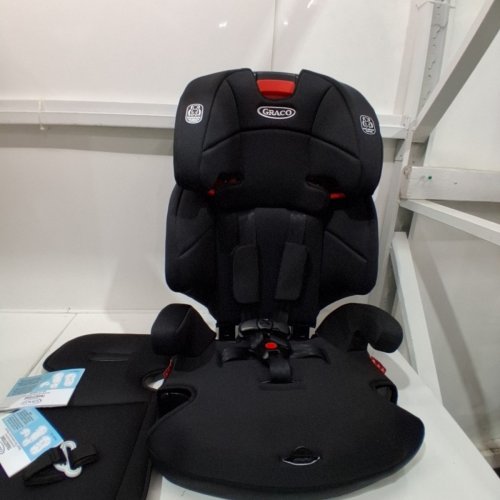 GRACO TRANZITIONS 3-IN-1 HARNESS/HIGHBACK/BACKLESS BOOSTER CAR SEAT - 100LBS MAX/CAP - PROOF/BLACK (MODEL: 2035724) image 3