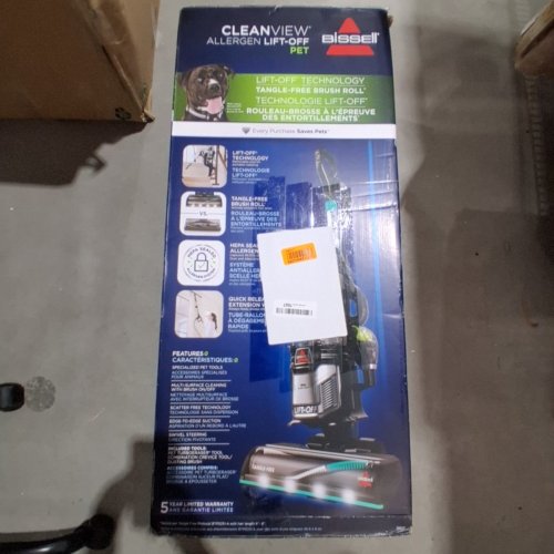 BISSELL CLEANVIEW ALLERGEN LIFT-OFF VACUUM CLEANER - TEAL/BLACK (MODEL: 2852C) image 11