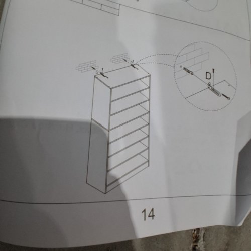 7 TIER HOME SHELVING UNIT - WHITE (MODEL:RS-157) image 10