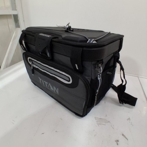 ARCTIC ZONE TITAN COLLAPSIBLE ZIPPERLESS TRAVEL COOLER - BLACK/GREY (MODEL: SL40) image 2