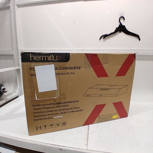 HERMITLUX AMZCHEF UNDER CABINET RANGE HOOD - 30" - STAINLESS STEEL (MODEL: HMX-USF25A75-AC) image 5