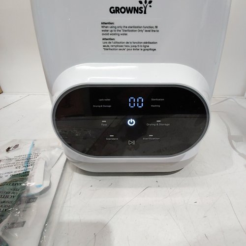 GROWNSY ALL-IN-ONE BOTTLE BOTTLE WASHER AND STERILIZER AND DRYER MACHINE WITH DETERGENT TABLETS- WHITE (MODEL: ZMW-STHB01-3) image 2