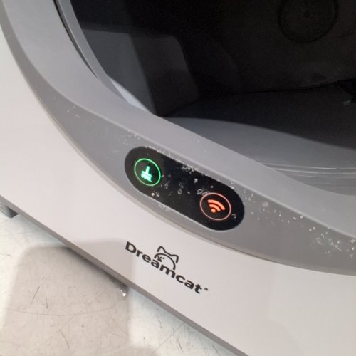 ELLENPENT AUTOMATIC SELF-CLEANING CAT LITTER BOX WITH APP CONTROL AND SAFETY SENSOR - 90L CAPACITY - GREY/WHITE (MODEL: CH-ICB019) image 2