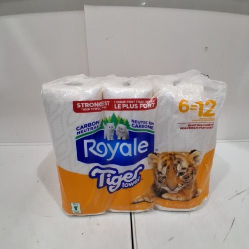 6PK ROYALE TIGER 2PLY PAPER TOWEL - 123 SHEETS PER ROLL image 2