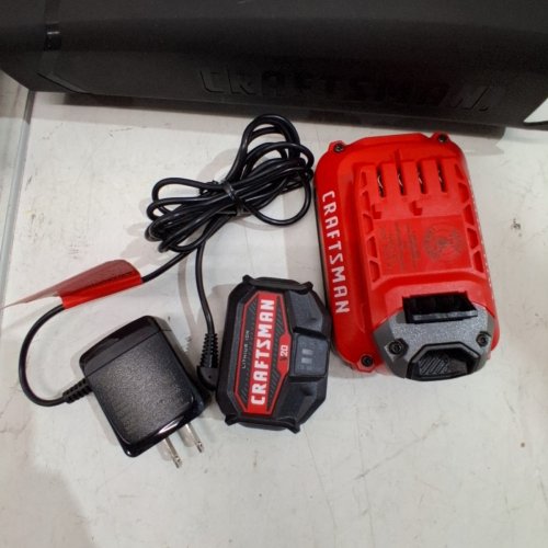 CRAFTSMAN CORDLESS HARD SURFACE BLOWER KIT WITH BATTERY - 20V MAX - RED/BLACK (MODEL: CMCBL710D1) image 5