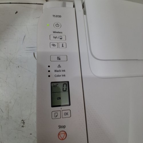CANON PIXMA TS3720 WIRELESS ALL-IN-ONE COLOUR PRINTER - WHITE (MODEL: K10617) image 2