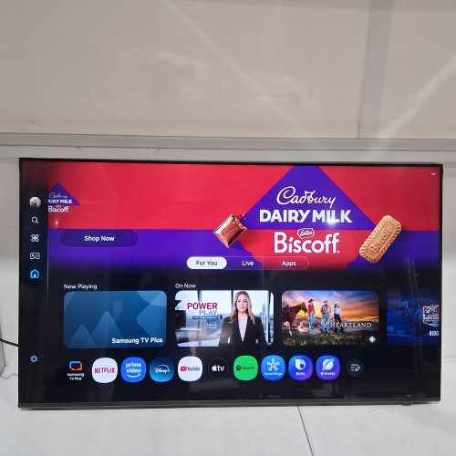 SAMSUNG Q6F SERIES 4K UHD HDR QLED TIZEN SMART TV - 55" - BLACK (MODEL: QN55Q6FAAF) image 2