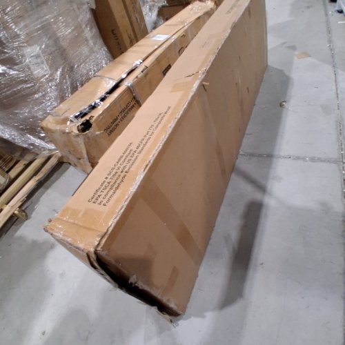 PLATFORM BED WITH UPHOLSTERED HEADBOARD - KING - CREAM (MODEL: HB0404) image 6