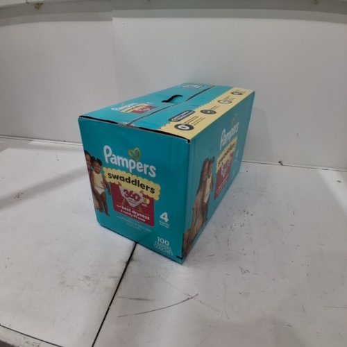 100PK PAMPERS SWADDLERS 360 PULL-ON DIAPERS - SIZE 4 image 2