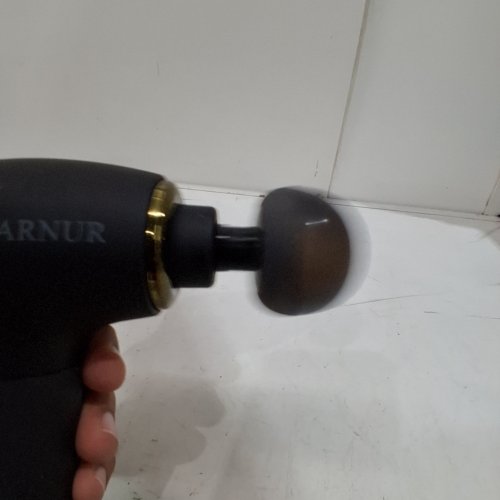 MARNUR MINI MASSAGE GUN WITH ATTACHMENTS - BLACK (MODEL: MG-M23) image 2