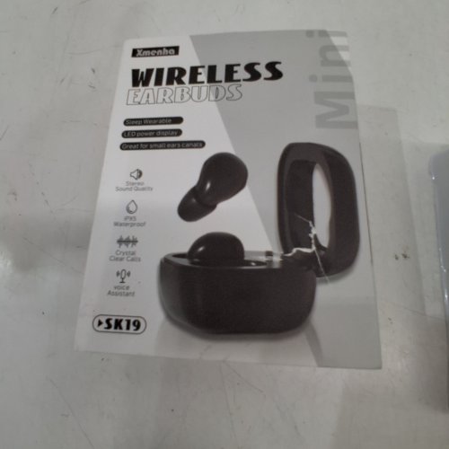 XMENHA MINI BLUETOOTH WIRELESS EARBUDS - BLACK (MODEL: SK19) image 3