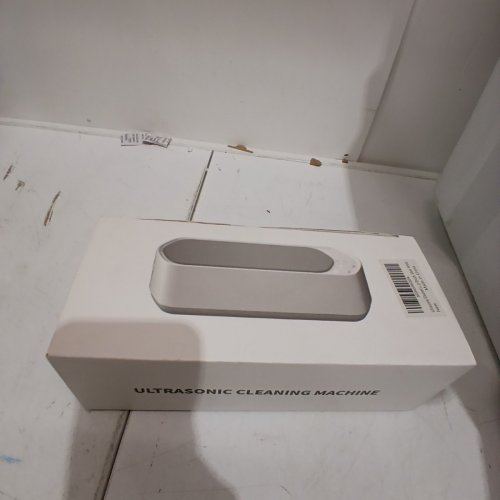 PORTABLE ULTRASONIC 360 HIGH FREQUENCY CLEANING MACHINE - 360ML CAPACITY - WHITE/GREY image 2
