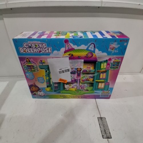 14PC KIDS GABBYS CELEBRATION DOLLHOUSE WITH SOUND EFFECTS AND MUSIC - MULTICOLOURED - (MODEL: 6071385) image 3